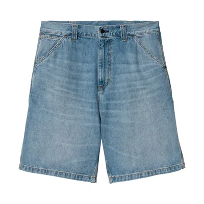 Pre-owned Carhartt Wip Og Single Knee Short 'blue' | Men's Size M