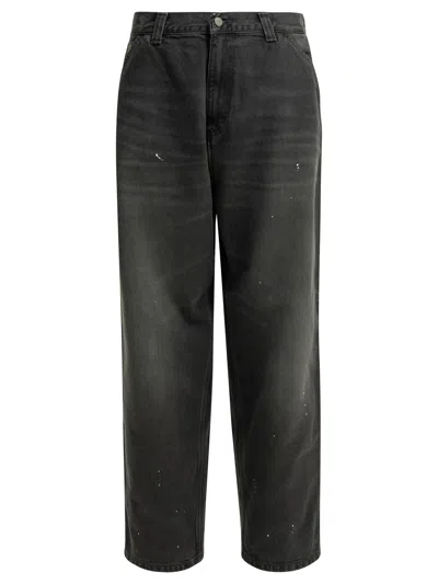Carhartt Og Work Denim Pants Carpenter Style In Black