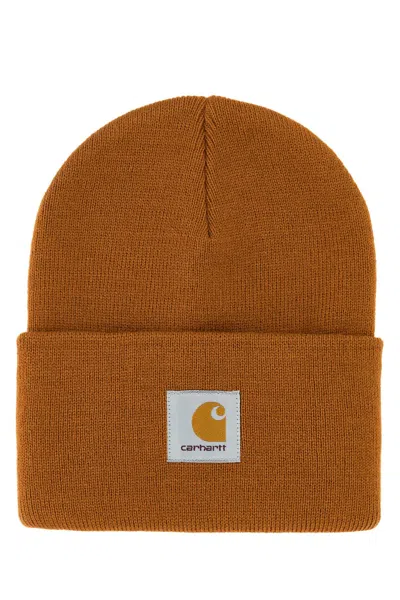 Carhartt Wip Orange Acrylic Watch Hat