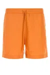 Carhartt Wip Orange Polyester Chase Swim Trunks