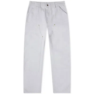 Carhartt Double Knee Straight-leg Pants In Grey