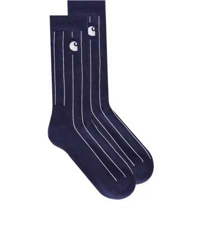 Carhartt Orlean Blue White Socks