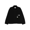 Carhartt Work In Progress Og Arcan Graphic Organic Cotton Canvas Jacket In Black