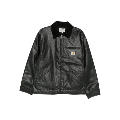 Carhartt Logo-patch Shirt Jacket In Blue