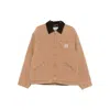Carhartt Og Detroit Corduroy-collar Jacket In Nude