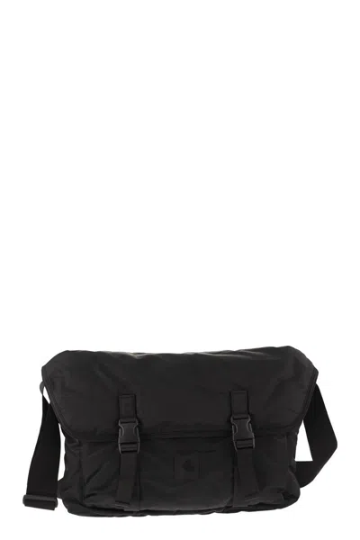 Carhartt Wip Padded Nylon Twill Messenger Bag In Black