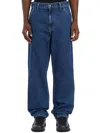 Carhartt Wip Pantalone In Denim Single Knee