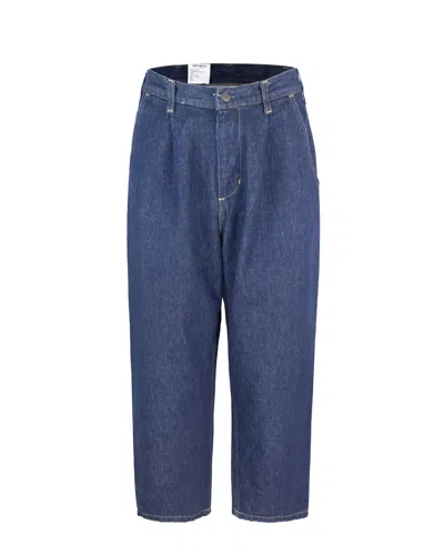Carhartt Wip Pantalone Jace Rinsed In Blue