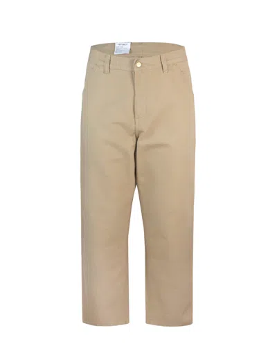 Carhartt Wip Pantalone Single Knee Peanut In Brown