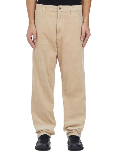 Carhartt Wip Pantalone Single Pant In Cordura In Brown