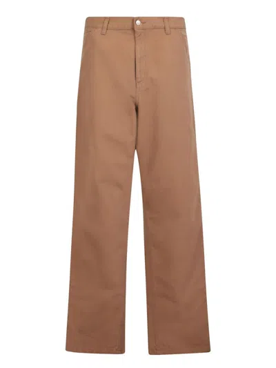 Carhartt Wip Pants In Brown