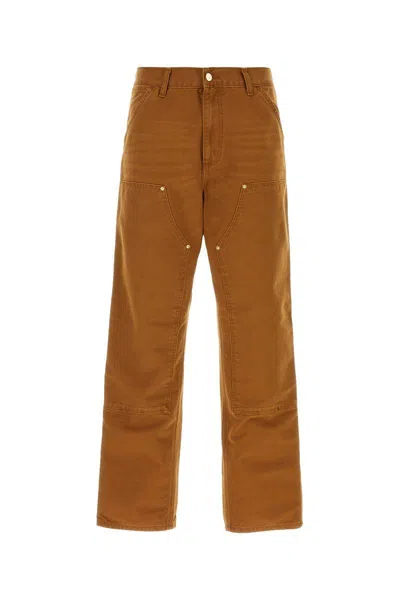 Carhartt Wip Pants In Brown