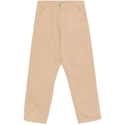 Carhartt Double Knee Straight-leg Trousers In Multicolor