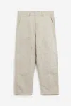 Carhartt Rganic Cotton Double Knee Pants In Beige