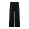 Carhartt Wip Pantalone Cole Cargo Lane Popelin In Black
