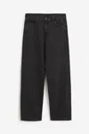 Carhartt "landon" Denim Pants Straight Leg In Black