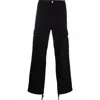 Carhartt Wip Cotton Cargo Trousers In Black