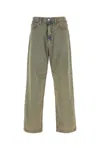 Carhartt Wip Melange Light Blue Denim Landon Pant In Blue