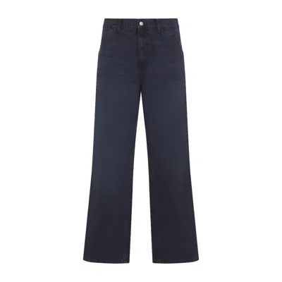 Carhartt Double-pocket Organic Cotton Jeans In Blue