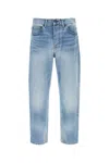 Carhartt High Waist Straight Leg Denim Jeans In Blue