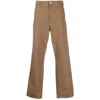 Carhartt Single Knee Trousers In Brown