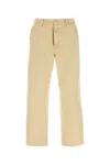 Carhartt Og Single Knee Printed Straight-leg Organic Cotton-canvas Trousers In Neutral