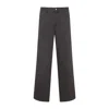 Carhartt Wip Relaxed Fit Organic Cotton Trousers In Gray