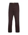 Carhartt Pantalone Single Knee Tobacco In Brown