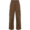 Carhartt Belt-loop Casual Pants In Brown