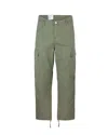 Carhartt Wip Pantalone Regular Cargo Cypress In Green