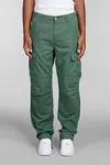 Carhartt Man Pants Green Size 32w-32l Organic Cotton In Green