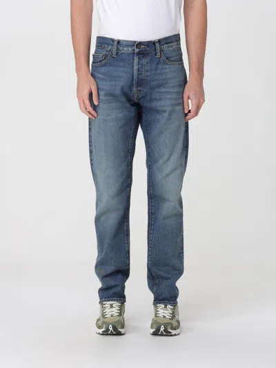 Carhartt Wip Pants Men In Blue