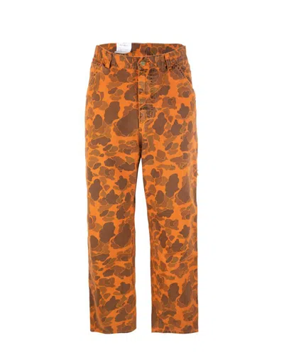 Carhartt Wip Pants In Orange