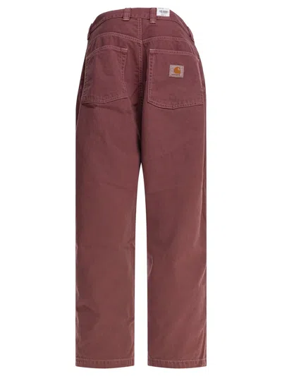 Carhartt Wip Pants In Pink