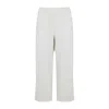Carhartt Wide Leg Cropped Trousers Pockets In White