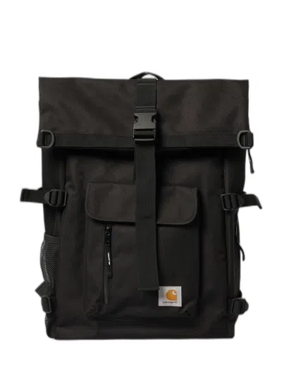 Carhartt Wip Philis Buckle-front Mini Backpack In Black