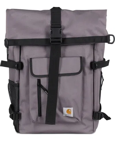 Carhartt Wip Philis Flap-pocket Backpack In Gray