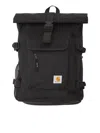 Carhartt Wip Philis Poly Canvas Backpack In Black