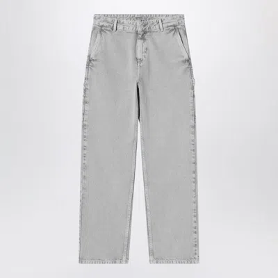 CARHARTT CARHARTT WIP  PIERCE PANT STRAIGHT BLACK CHALK WASH