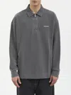 Carhartt Wip Piquescript Half-zip Sweatshirt In Gray