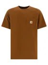 Carhartt Single Jersey T-shirt In Brown