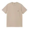 Carhartt Work In Progress Logo Pocket T-shirt In Neutral
