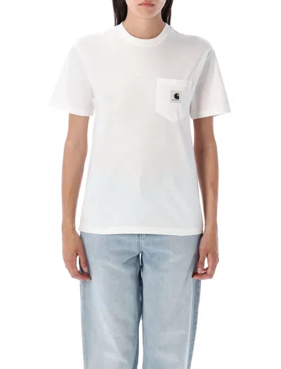 Carhartt Wip Pocket T-shirt In White