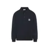 Carhartt Work In Progress French Terry Polo Sweatshirt In Blue