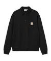 Carhartt Work In Progress French Terry Polo Sweatshirt In Black