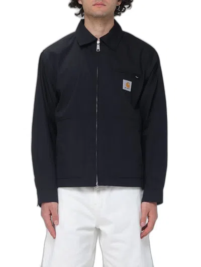 Carhartt Wip Jacket With A Logo On The Chest In Black