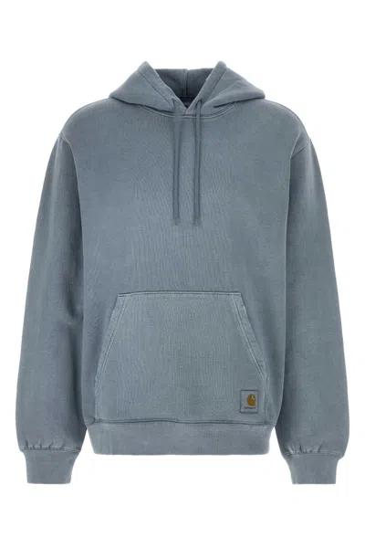 Carhartt Work In Progress Torion Cotton Hoodie In Blue