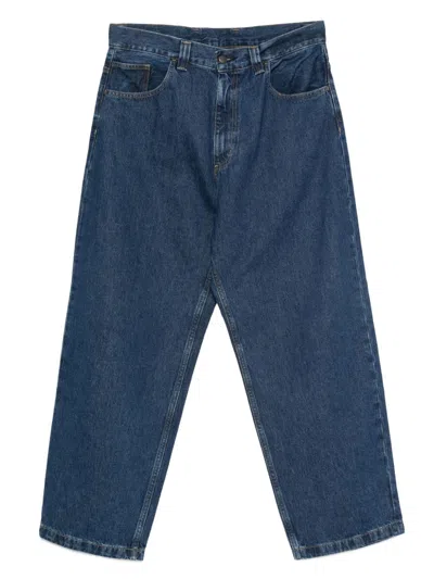 Carhartt Wip Pre Denim Cotton Jeans In Blue