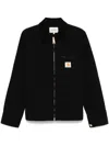 Carhartt Wip Pre Detroit Cotton Jacket In Black