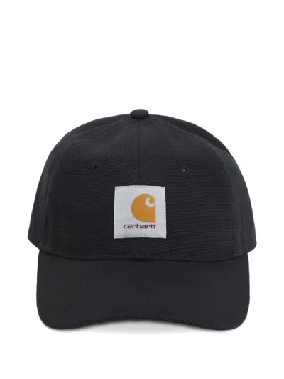 Carhartt Wip Pre Logo Baseball Cap In Black